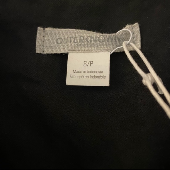 NWT Outerknown Women's S.E.A. Suit Jumpsuit Black S Utility Coverall Workwear - Picture 12 of 15